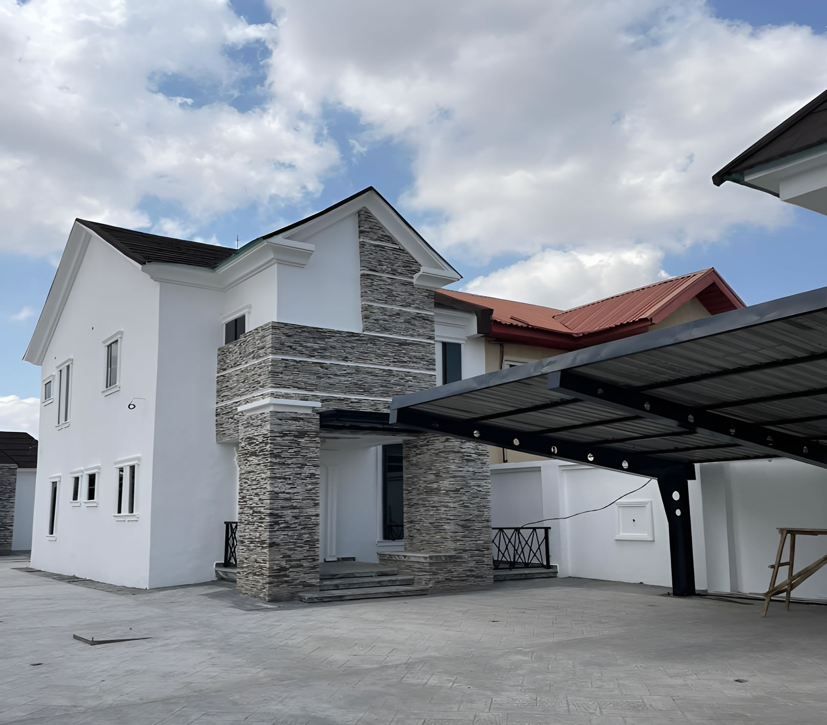 Exterior of The Sterling Suite furnished duplex in Mararaba Nasarawa